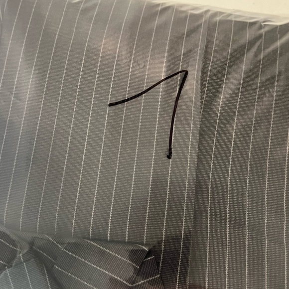 Isaia 46R 36W Super 120’s Black Estate Stripe Lana Wool 2 Vent Surgeon Cuff Suit - Picture 14 of 14